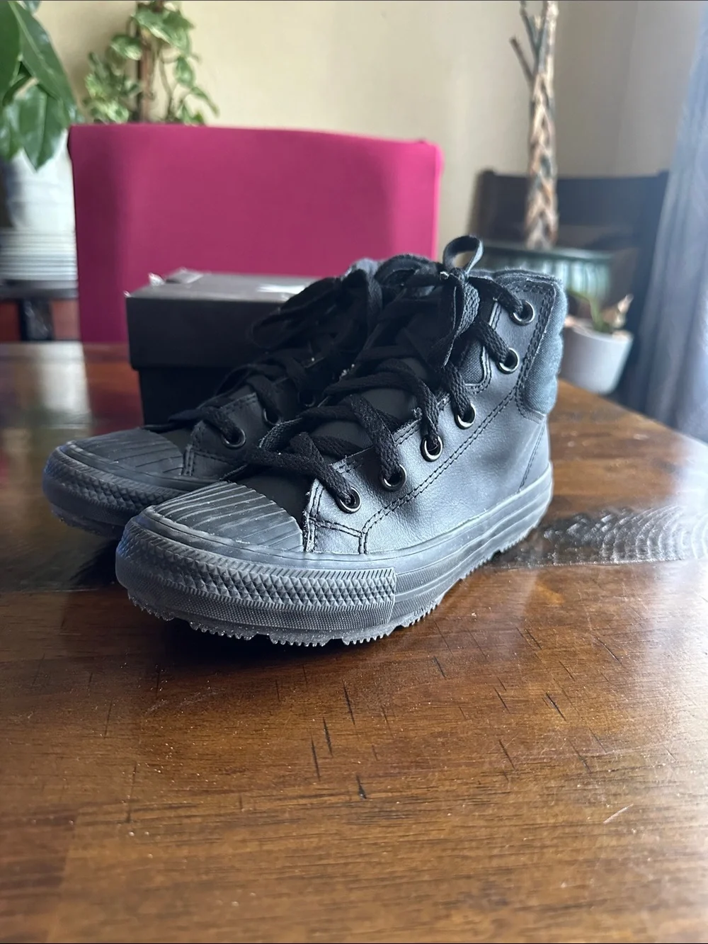 Converse Kids Black High-Top Sneakers